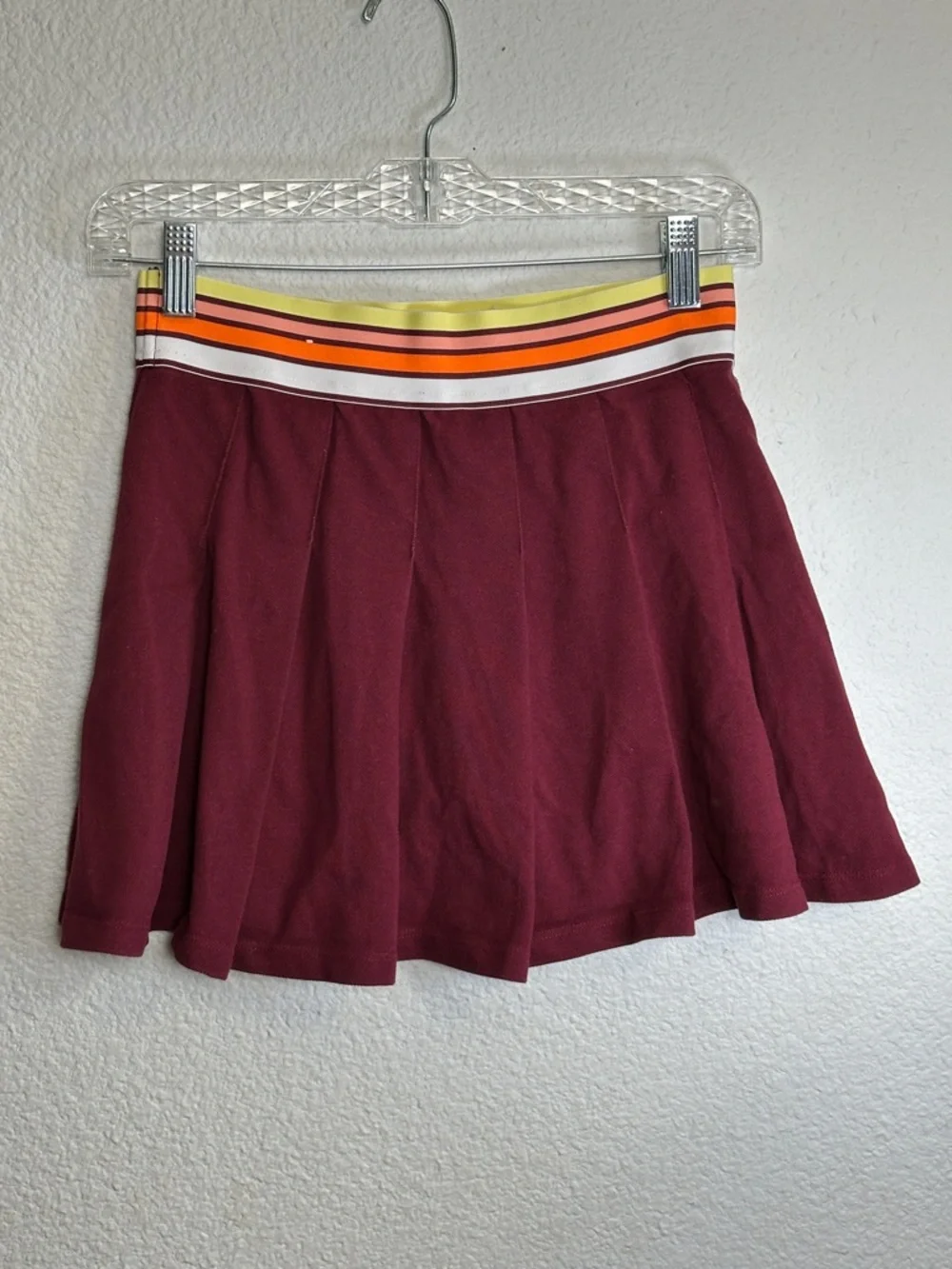 Justice‎ x Stranger Things Pleated Skirt Hawkins Tigers Youth Girls Large 12/14